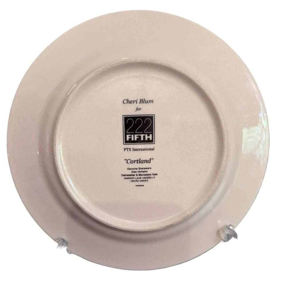 Cheri Blum 222 Fifth Cortland Salad Plate 8.25